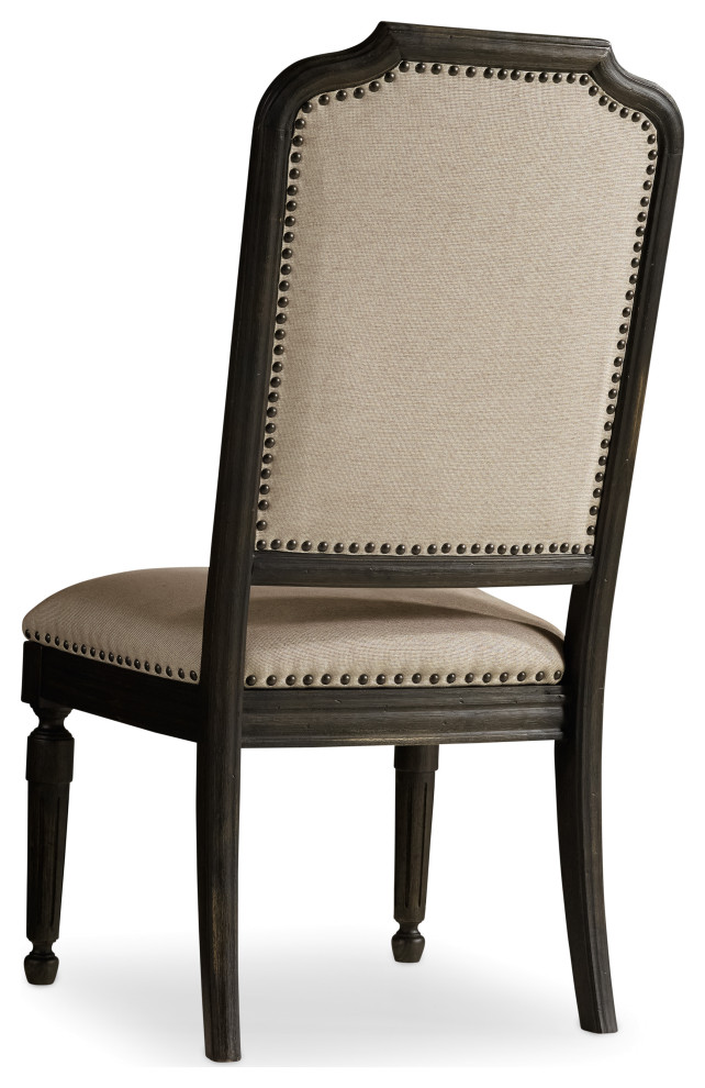 Corsica Dark Upholstered Side Chair   Traditional   Dining Chairs   by Hooker Furniture  Houzz