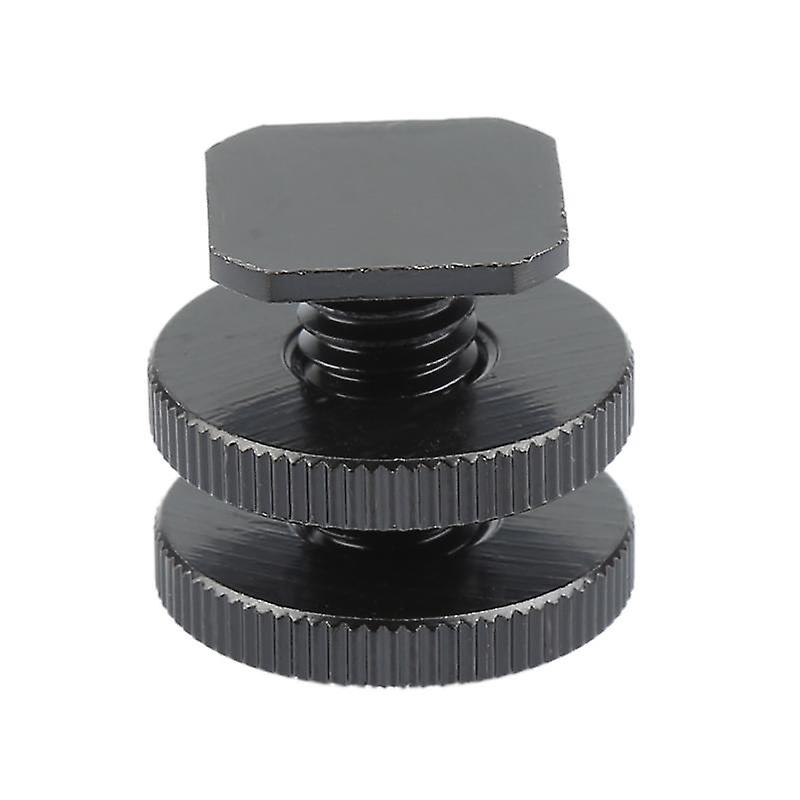 For Camera Dslr Slr Accessories Speedlite Hot Shoe Mount Accessory Double Nut Flash Mount Adapter