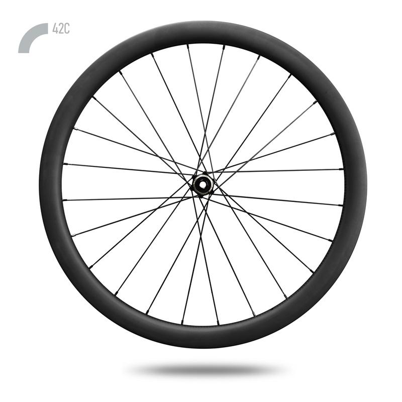 Professional Gravel Wheelsets 700C Carbon Wheels 42C 27.6mm width Rim Disc Brake Road Bike Cycling Life