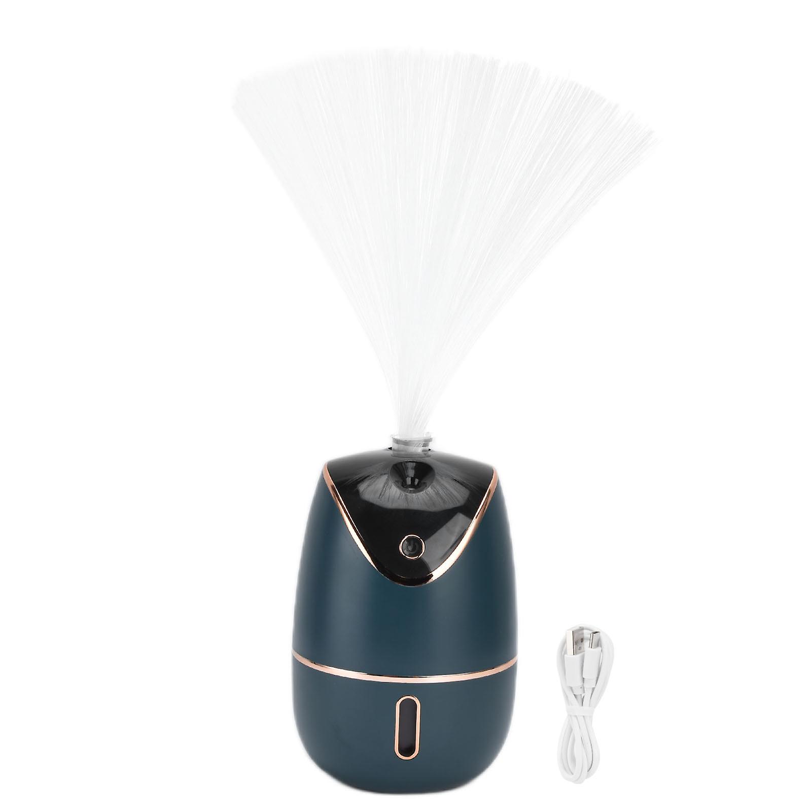 540ml Large Capacity Humidifier with Special Effects Light Air Humidifier Diffuser for Home Car USB ChargingGreen