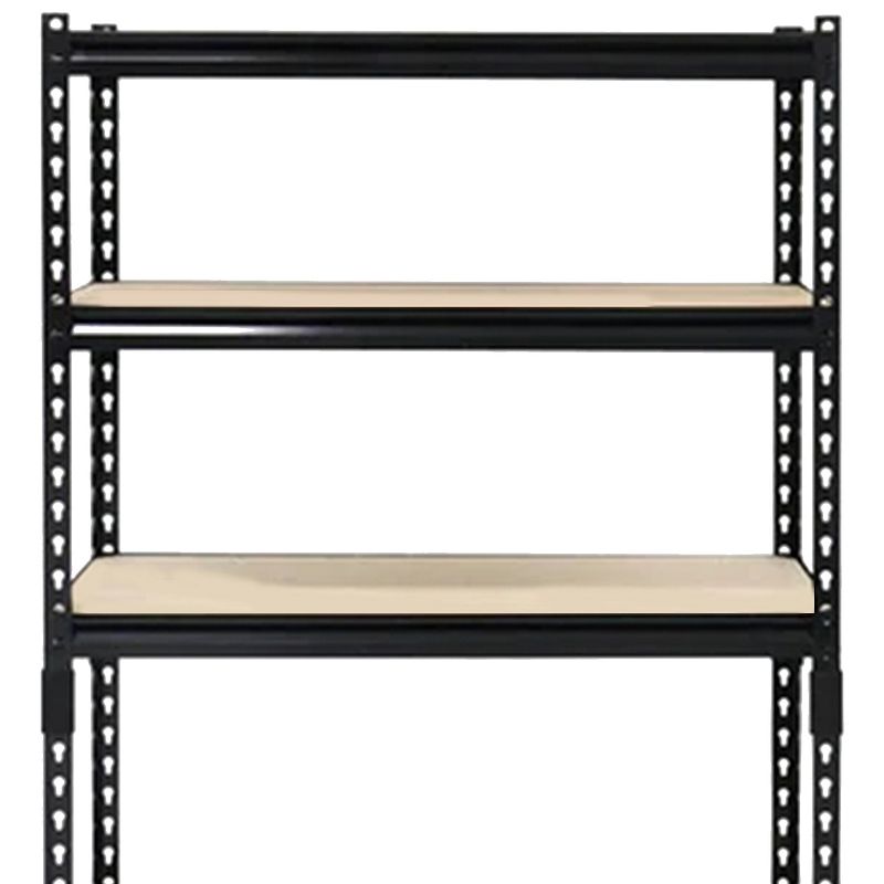 Juggernaut Storage 24 x 72 5 Shelf Steel Utility Shelving Storage Unit， Black