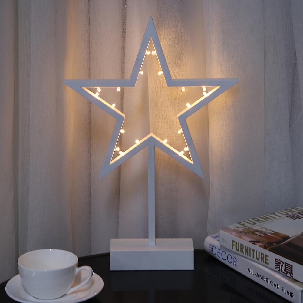 Star Shape Led Night Light Table Night Lamp Home Room Xmas Christmas Decor Kid Gift