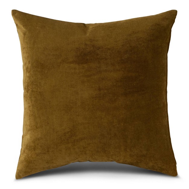 Velvet Oversize Square Throw Pillow Kensington Garden