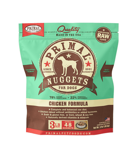 Primal Pet Foods Canine Raw Frozen Pronto Chicken Formula for Dogs