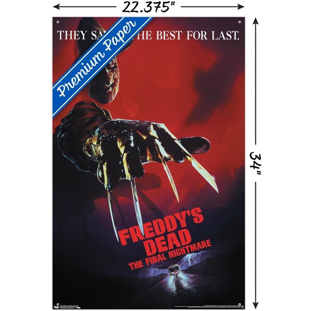 Trends International A Nightmare On Elm Street Freddy x27 s Dead Unframed Wall Poster Prints