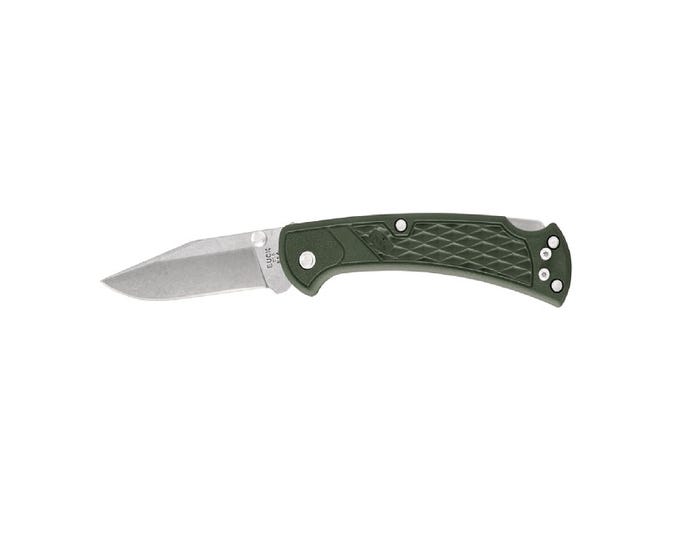 Buck Knives 112 Slim Select Ranger OD， Green - 0112ODS2