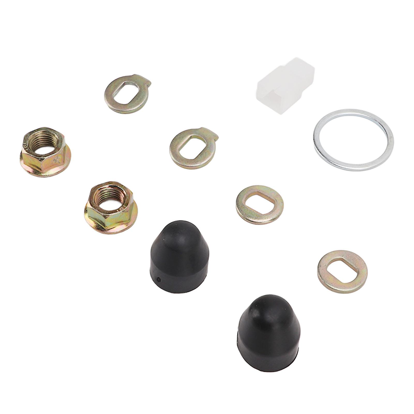 Steel Bicycle Hub Motor M14 Nuts Washer Kit With 14mm Shaft For Electric Bikes Scooters