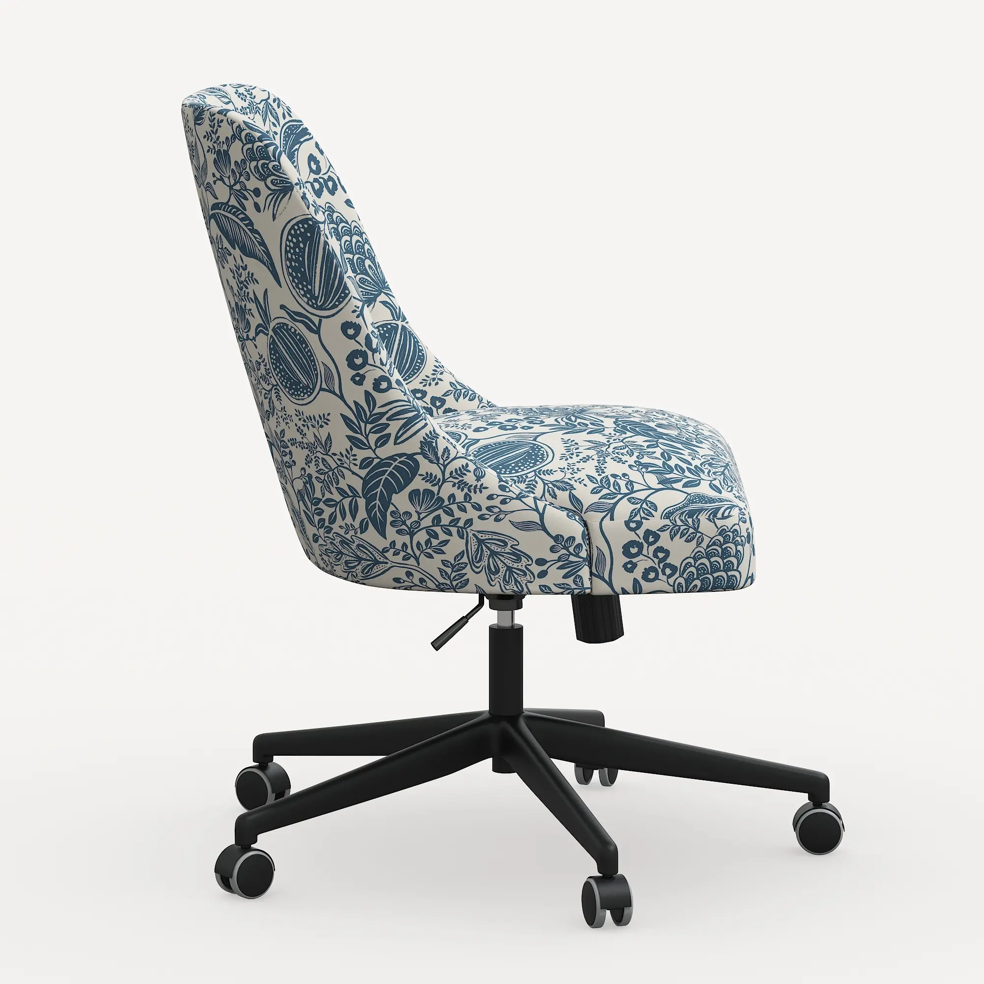 Rifle Paper Co. Oxford Blue Pomegranate Office Chair