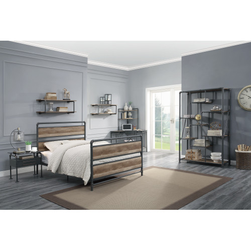 Acme Nicipolis Twin Bed in Sandy Gray 30730T