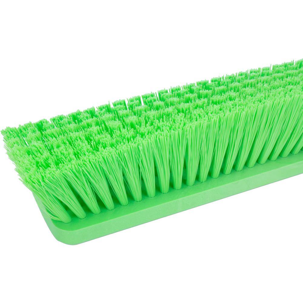 CFS Brands Sparta 18 in. Lime Polypropylene Omni Sweep Push Broom Head (12-Pack) 41890EC75