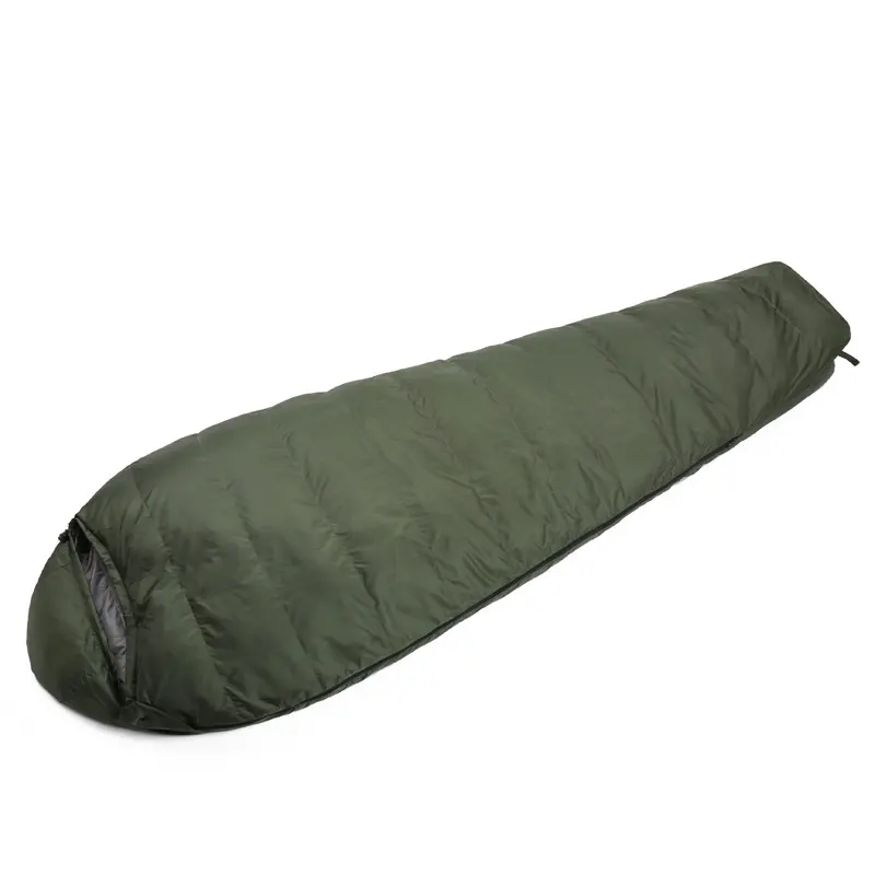 Fast Deliver Outdoor Cold Weather Walm Mummy  Goose Down Sleeping Bag For Outdoor Camping