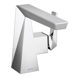 Delta Trillian Single Handle Single Hole Bathroom Faucet in Lumicoat Chrome 543-PR-LPU-DST