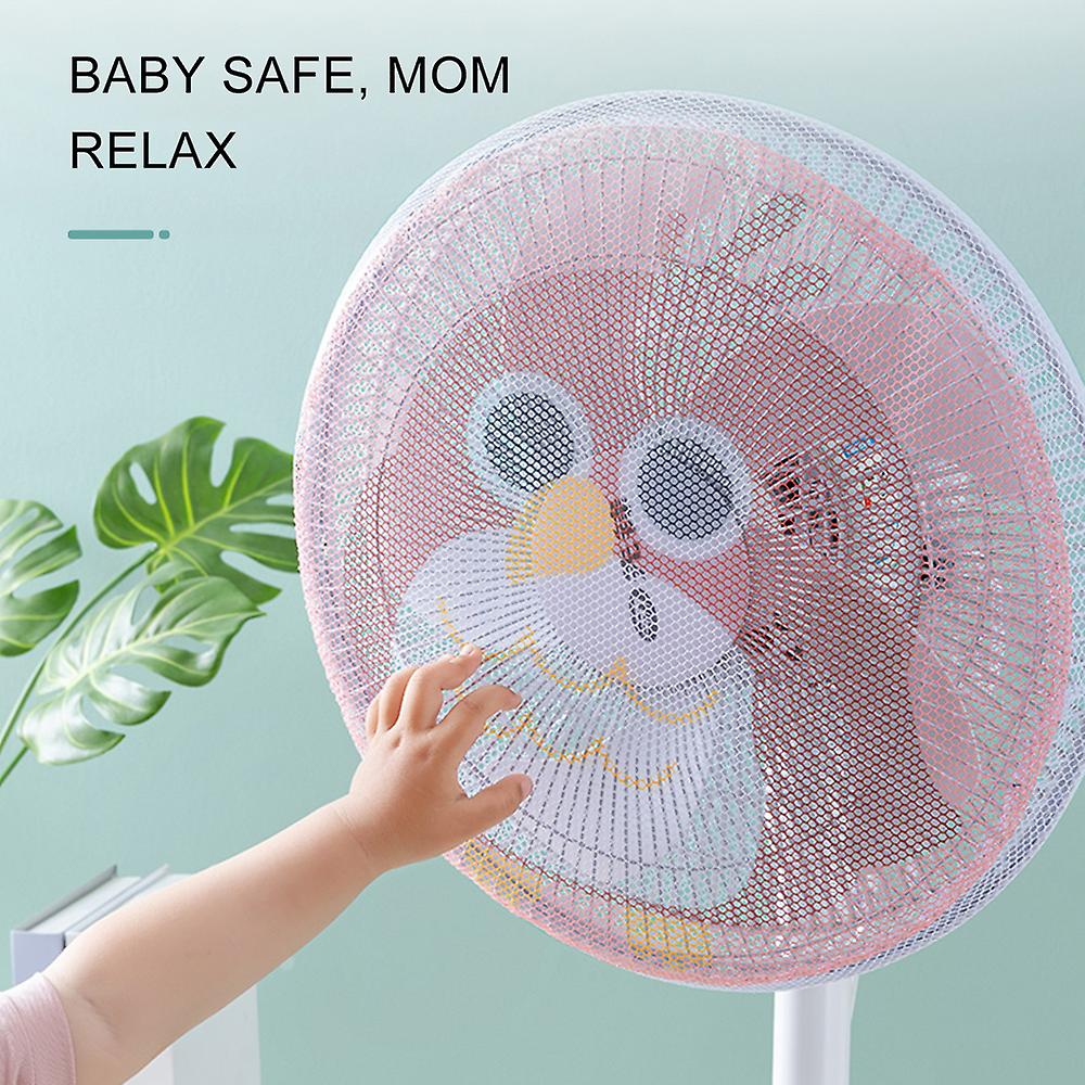 Dust-proof Finger Protector Fan Cover Anti-pinch Hand Protective Cover Net Washable Fan Mesh Cover For Electric Fan  Type 1 and 16in