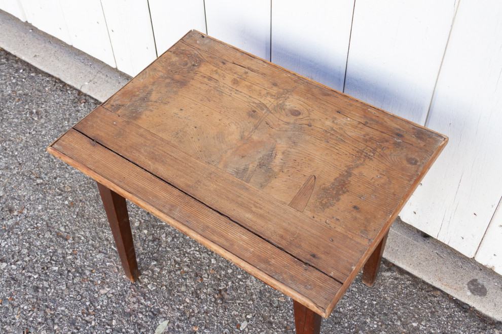 Small Early 19th Century French Side Table   Farmhouse   Side Tables And End Tables   by De cor  Houzz