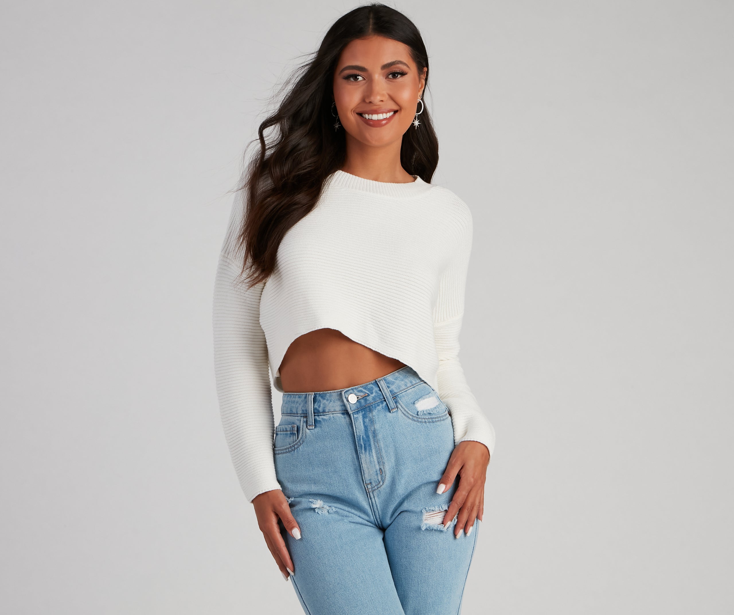 Cuddly Classics Rib Knit Sweater