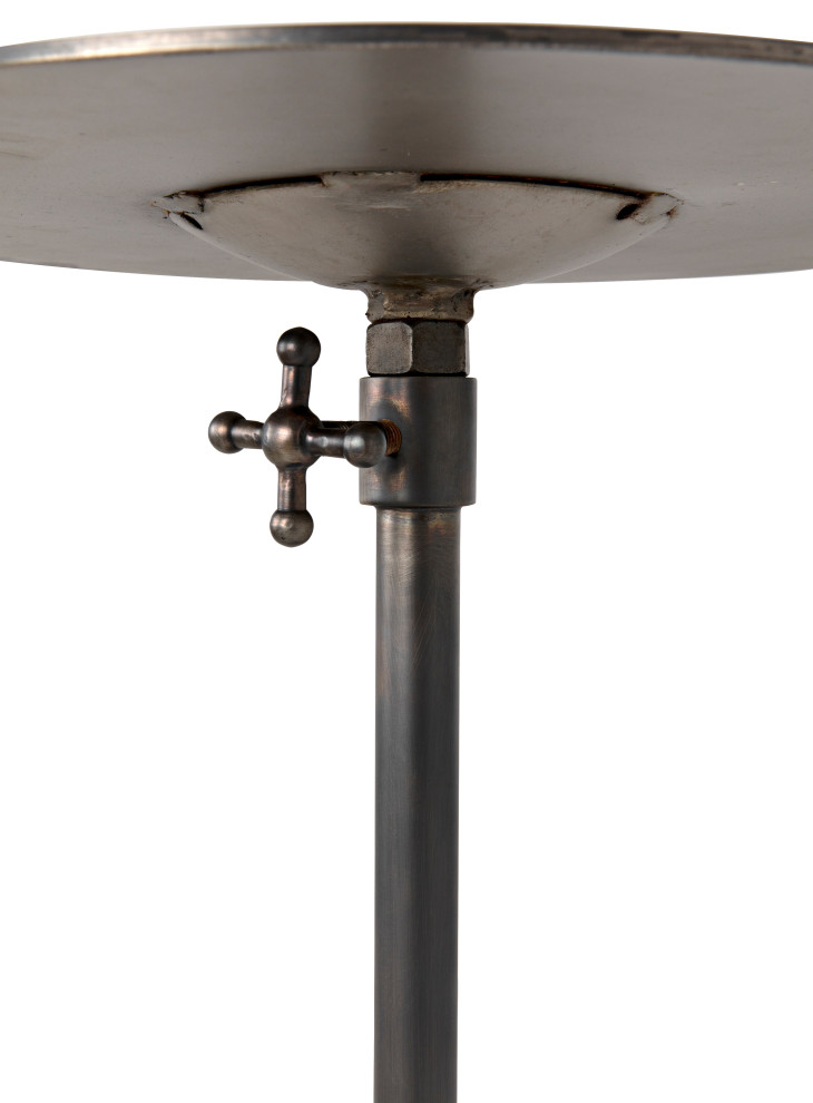 Felix Side Table  Gun Metal Finish   Industrial   Side Tables And End Tables   by Noir  Houzz