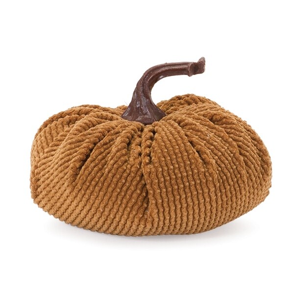 Plush Corduroy Fabric Pumpkin (Set of 3)