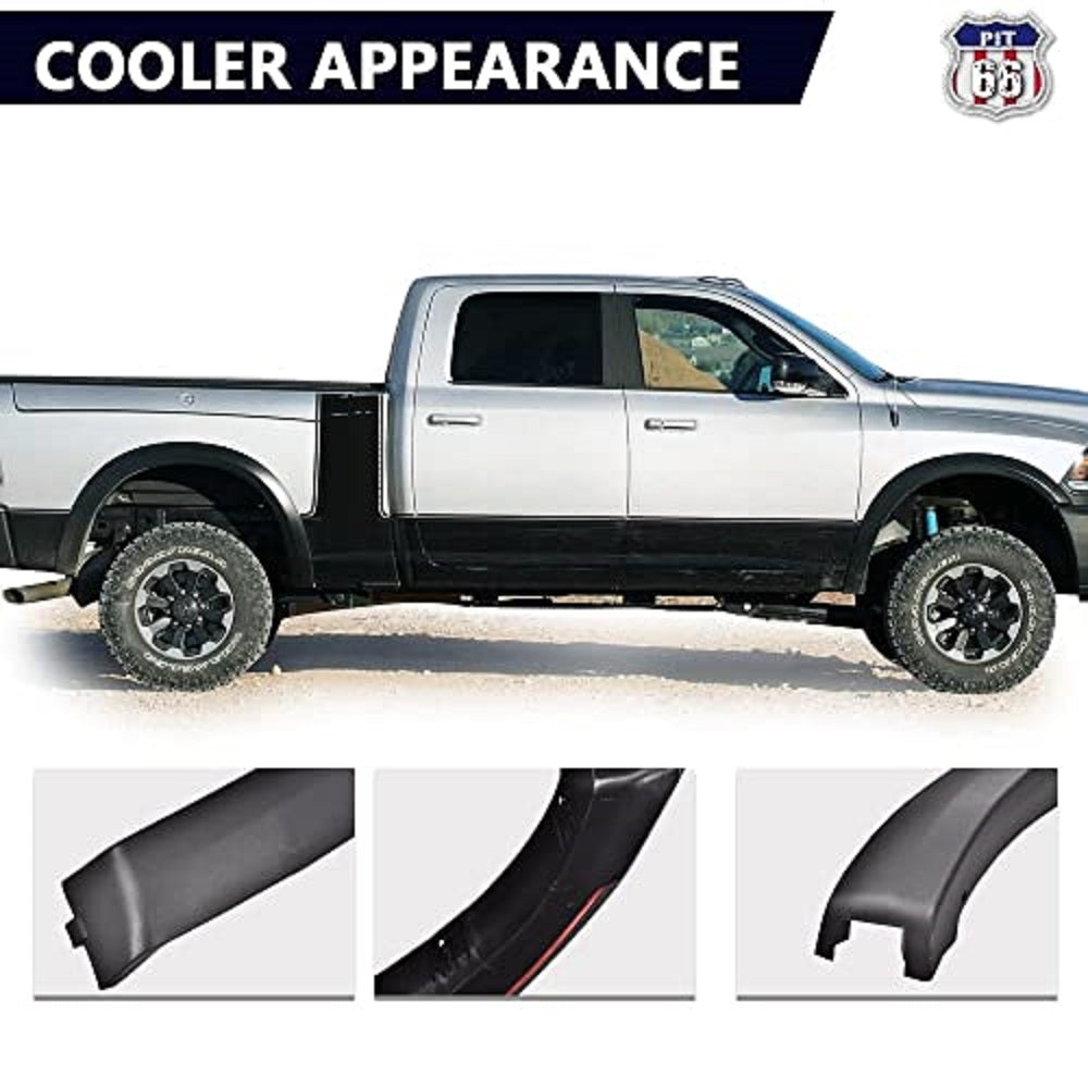 PIT66 Fender Flares Fit for  2009-2018 Dodge Ram 1500 Factory Style Bolt On Fender Flares