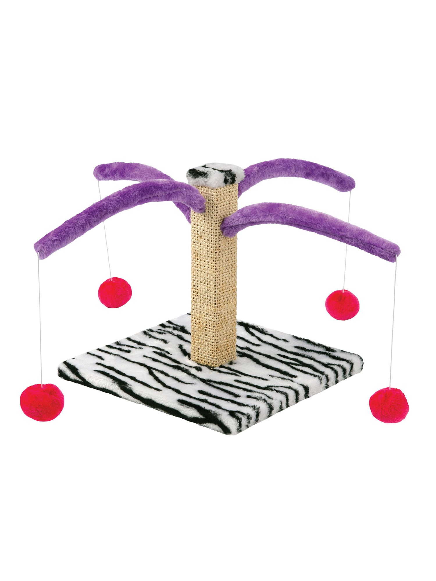 Cute Cat Tree Toy - Cat Scratching Post, Cat Stand, Jute Scratch Pad