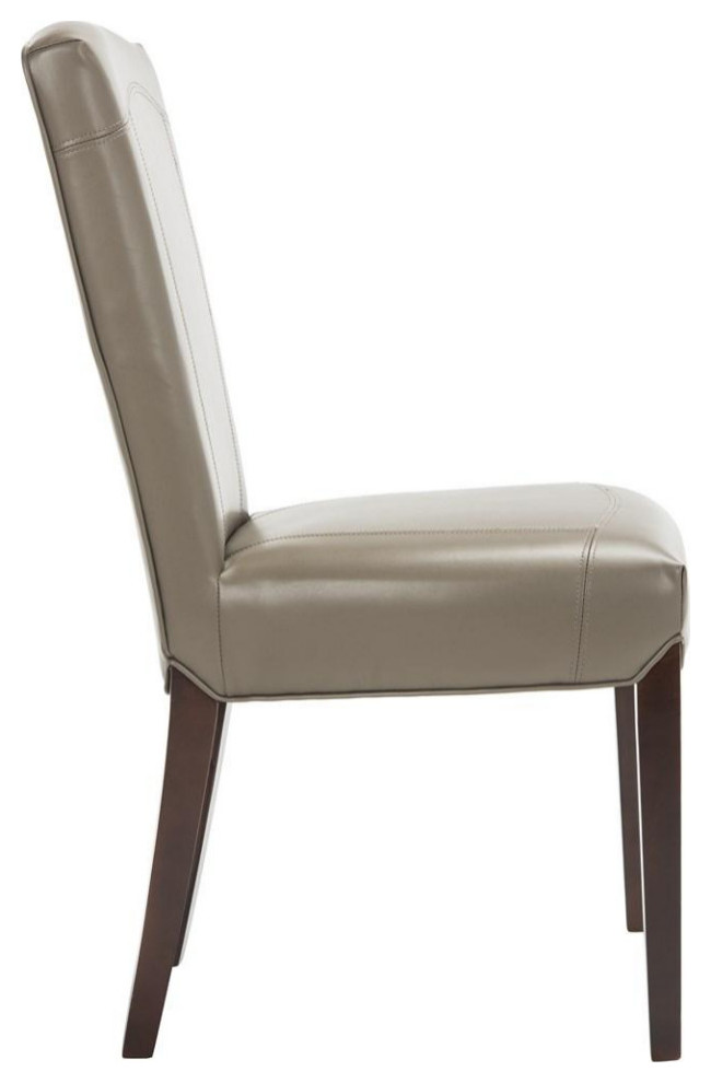 Rudy 19  x27 x27h Leather Side Chair (set Of 2) Clay   Transitional   Dining Chairs   by AED Luxury Home Decor  Houzz