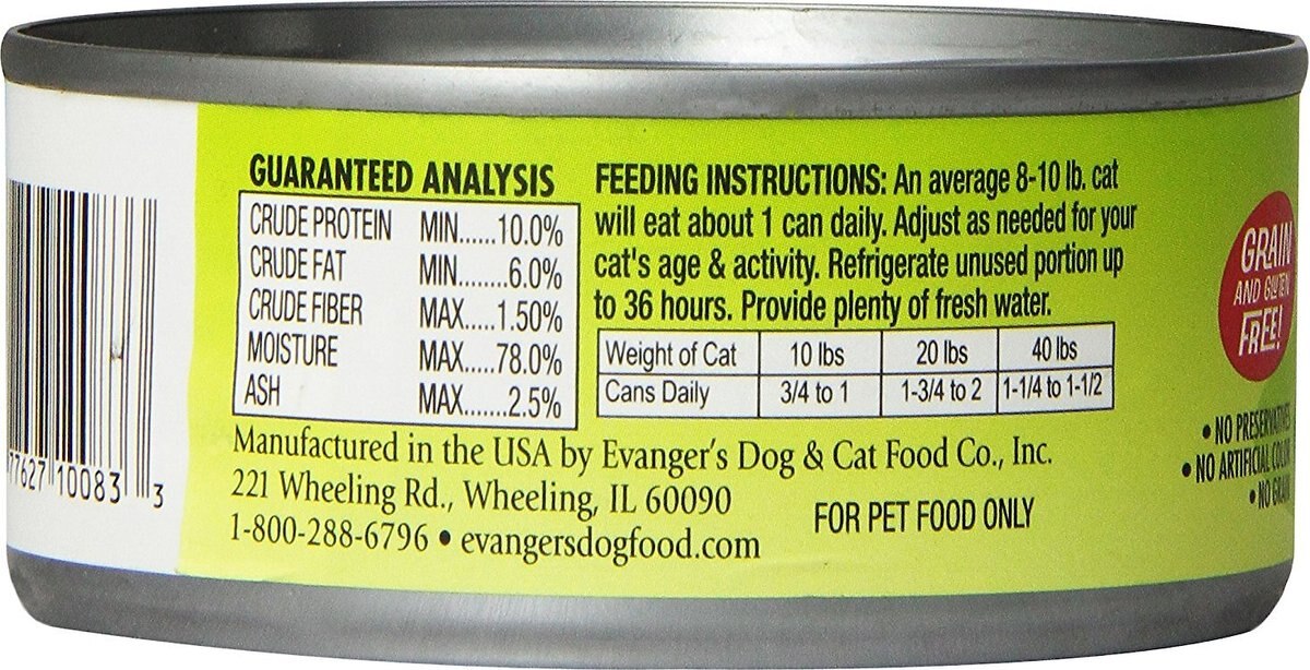 Evanger's Classic Recipes Goin' Fishin' Dinner Grain-Free Canned Cat Food