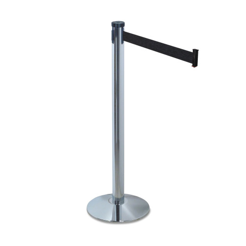 Tatco Adjusta-Tape Crowd Control Stanchion Posts Only， Polished Aluminum， 40