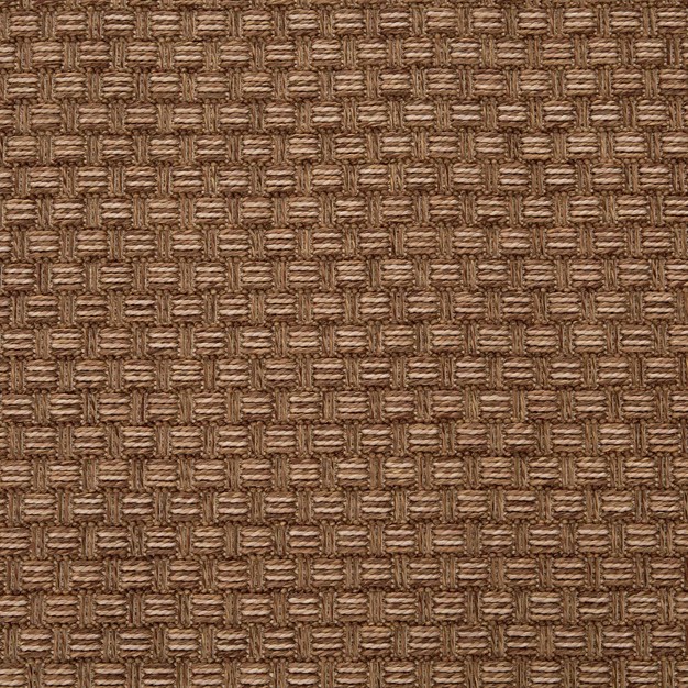 Basketweave Outdoor Rug Hickory