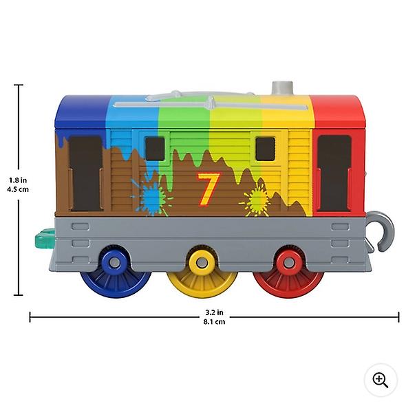 Thomas and friends rainbow toby push along toy train