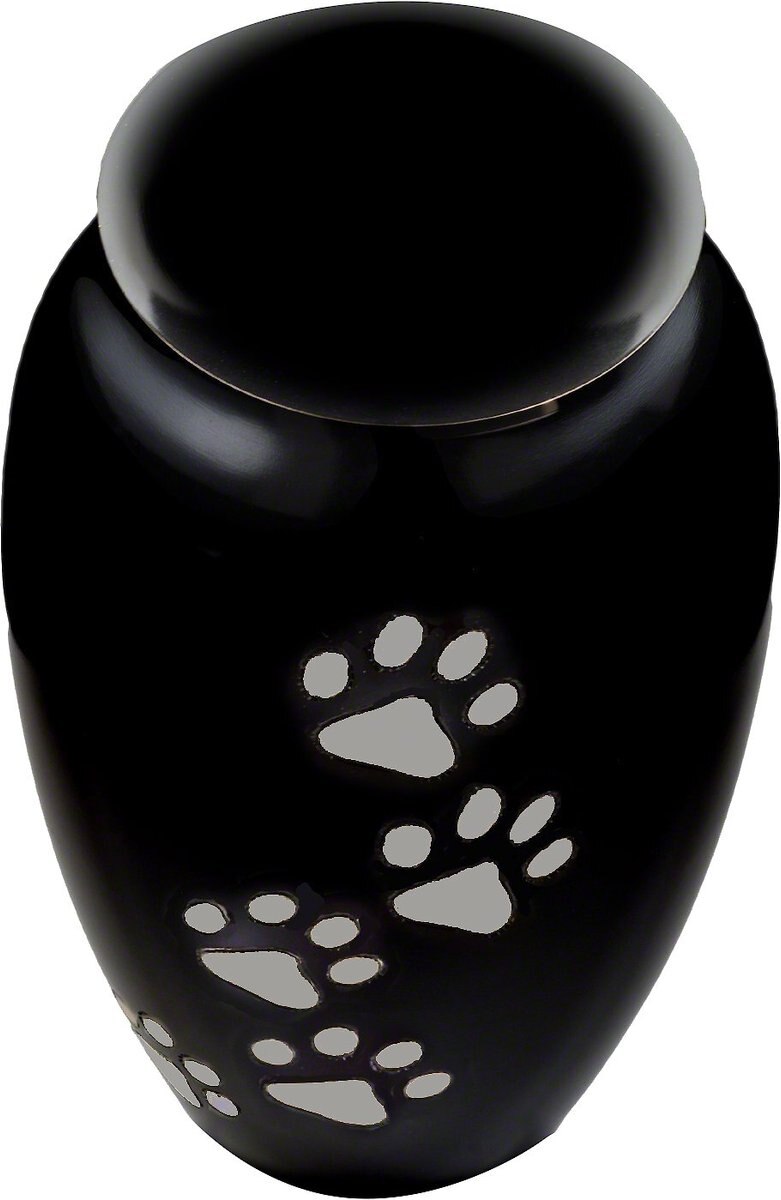 Best Friend Services Classic Paws Series Vertical Print Dog and Cat Urn