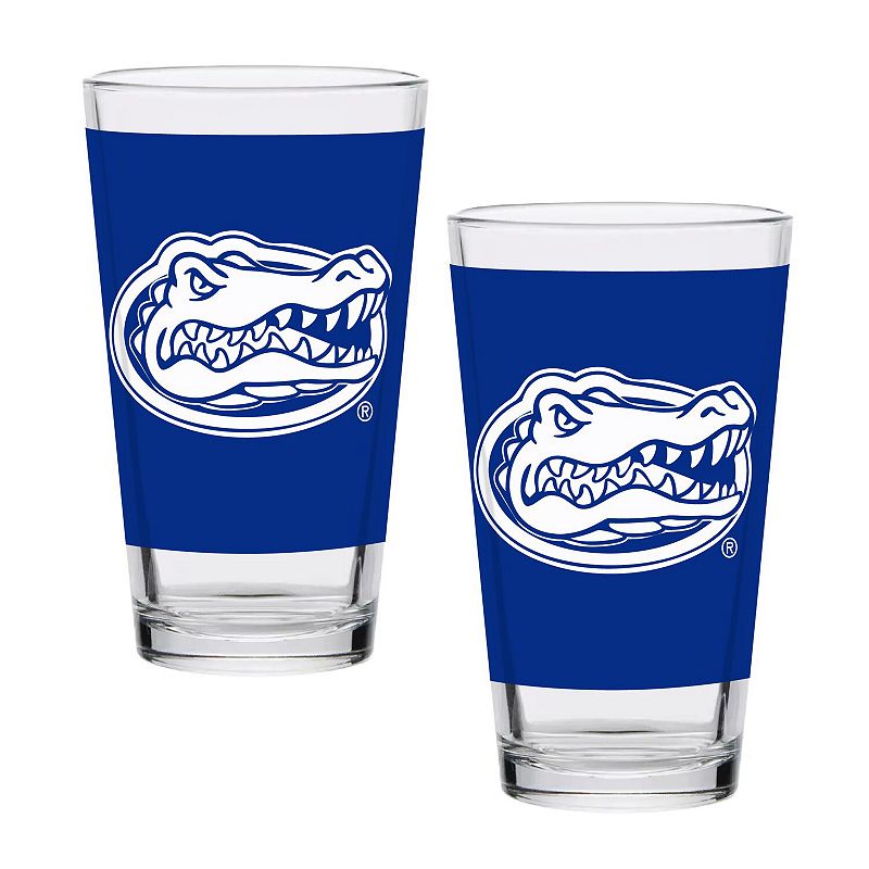 Florida Gators Two-Pack Knockout 16oz. Pint Glass Set