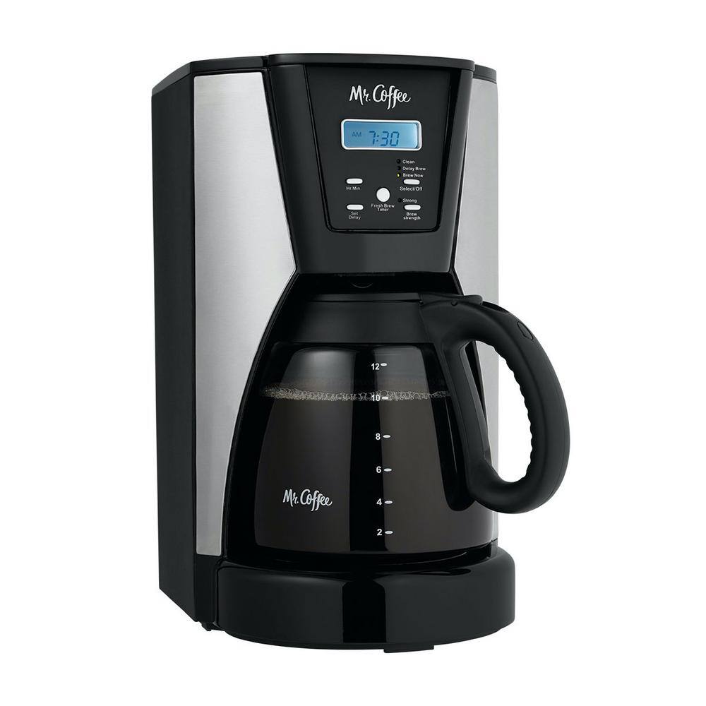 Mr. Coffee 12-Cup BlackSilver Programmable Coffee Maker BVMCMJX41NWF