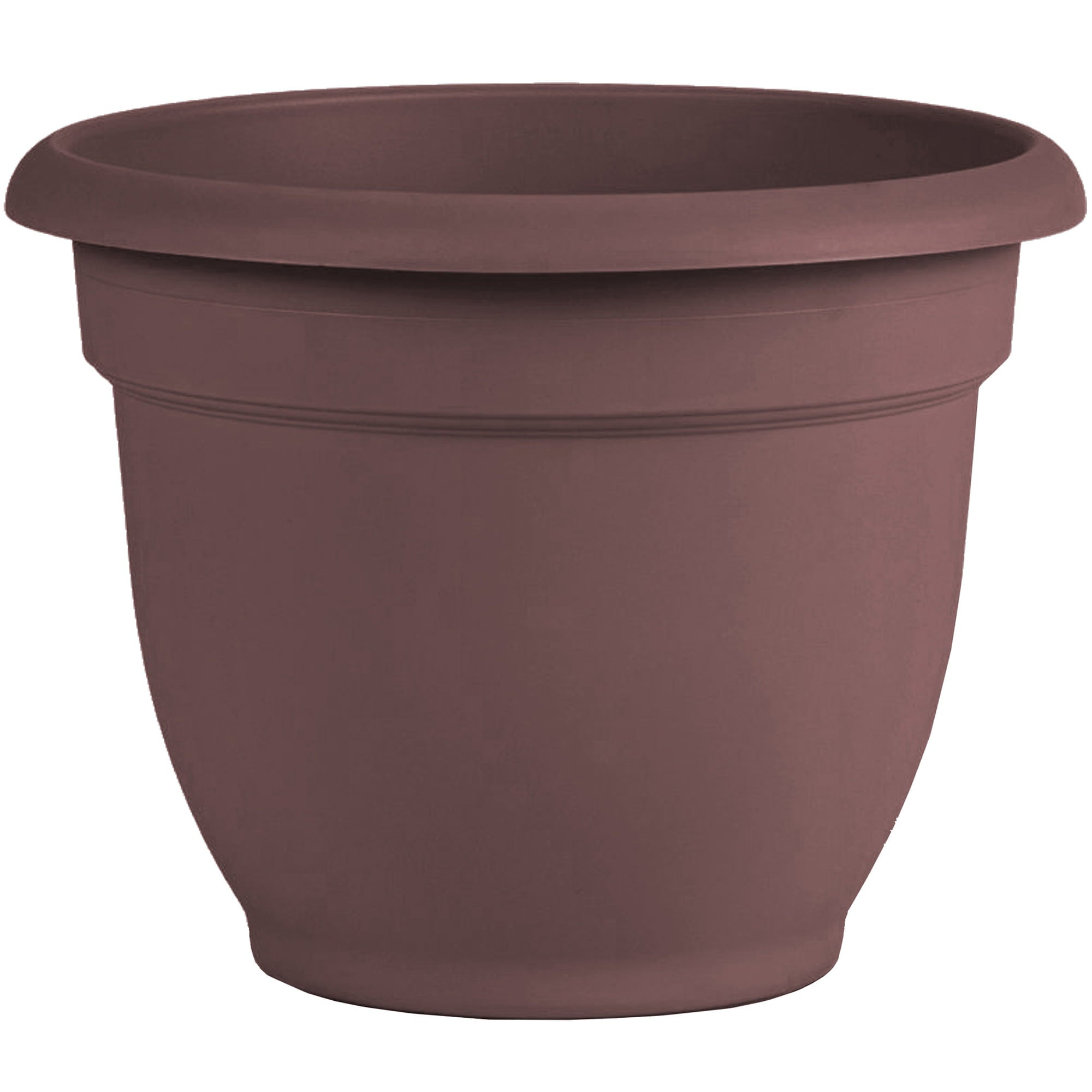 Bloem Ariana Self Watering Planter: 16" - Merlot - Durable Resin Pot, For Indoor and Outdoor Use, Self Watering Disk Included, Gardening, 6 Gallon Capacity