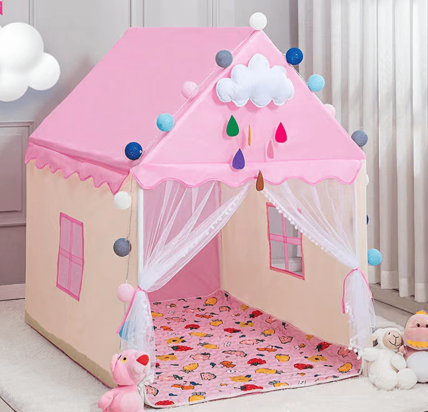 Play Tent  Castle House Game Room  Easy Assemble Playhouse Tent  Toys New Year's Gift