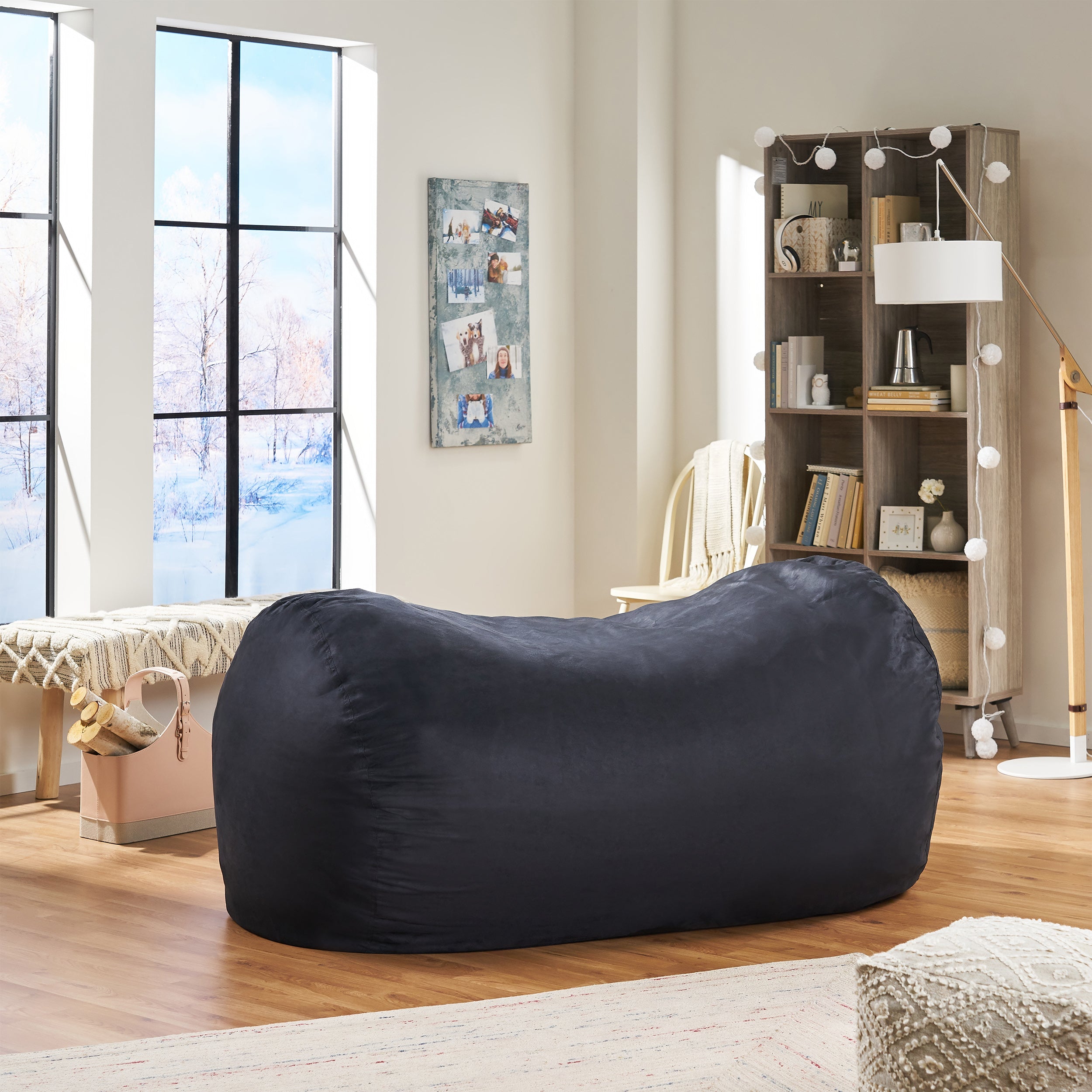 Barracuda Traditional 6.5 Foot Suede Bean Bag