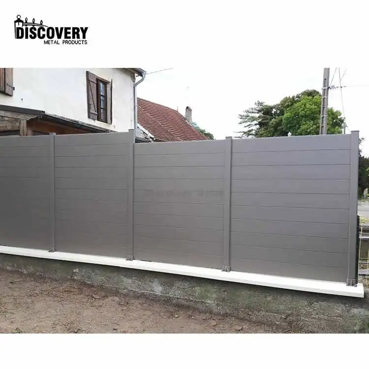 Factory supply easy assembled aluminum privacy fence/aluminum fence for outside