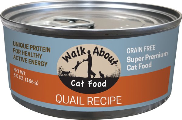 Walk About Grain-Free Quail Canned Cat Food