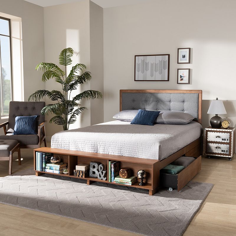 Baxton Studio Cosma Platform Storage Bed