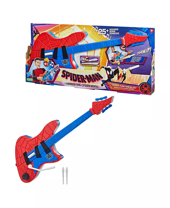 Spider-Man Across The Spider Verse Spider-Punk Web Blast Spider Man Guitar