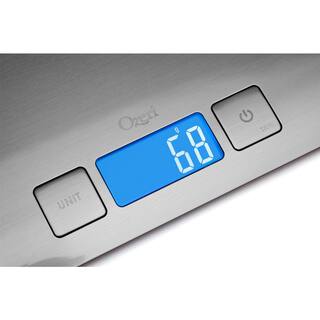 Ozeri Zenith Digital Kitchen Scale in Refined Stainless Steel with Fingerprint Resistant Coating ZK15