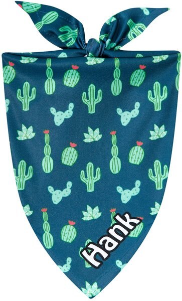 Frisco Cactus Personalized Dog and Cat Bandana