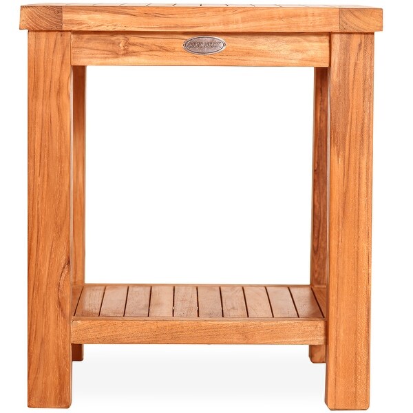 Chic Teak Rustic Teak Wood Tundra Side Table