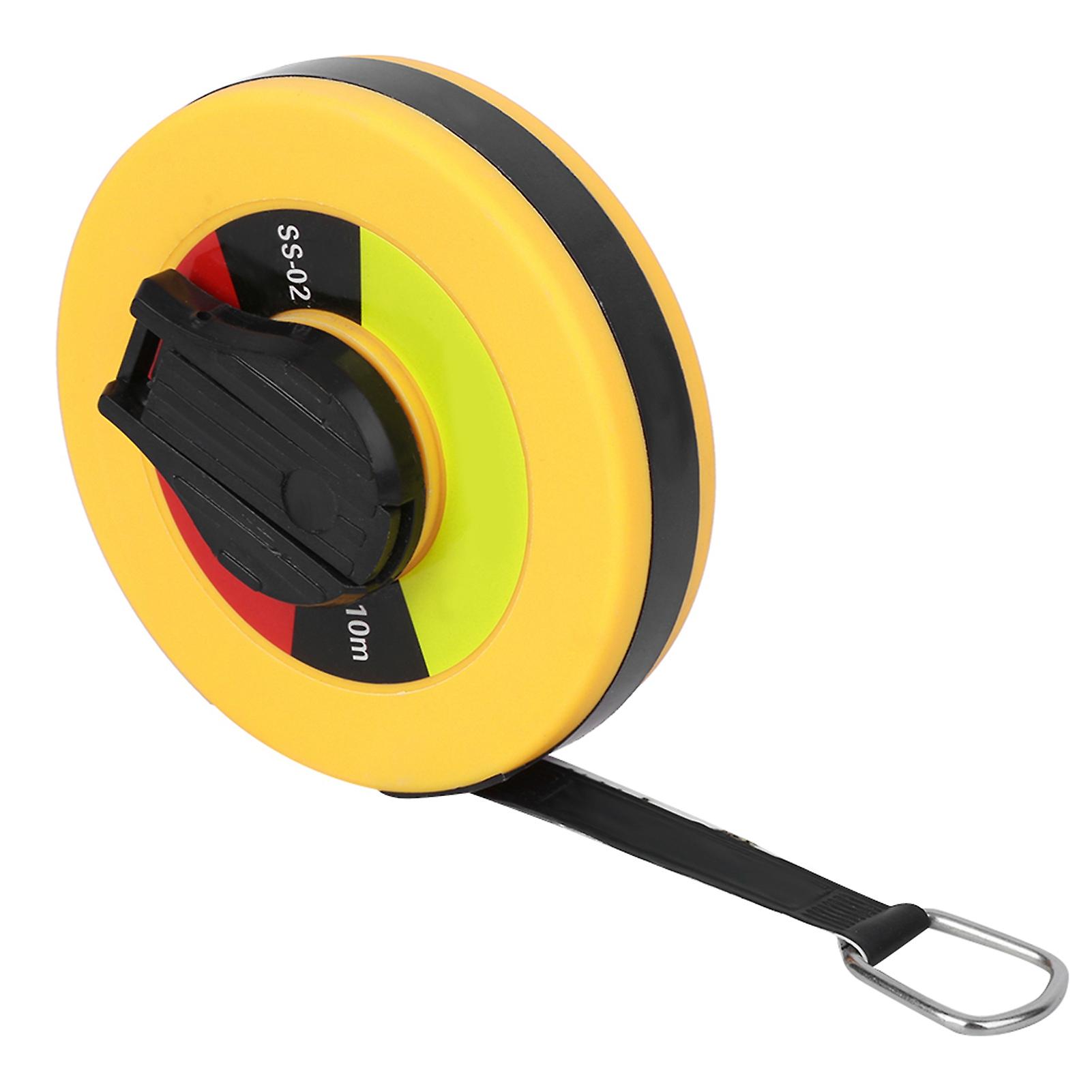 10m Site Measurement Fiberglass Tape Measure Soft Rulers Building Surveying Measuring Tool