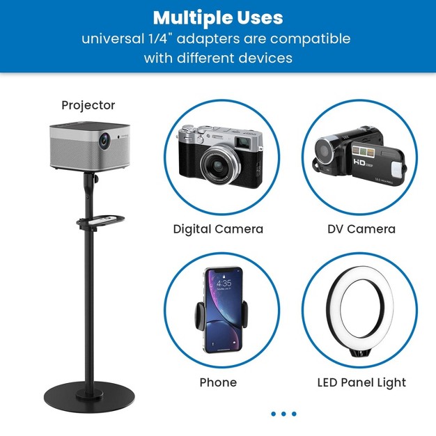 Screw And Platform Portable Projector Stand For Mini Projectors