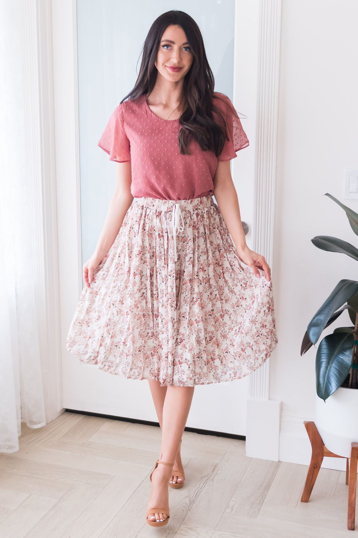 Last Minute Modest Pleat Skirt