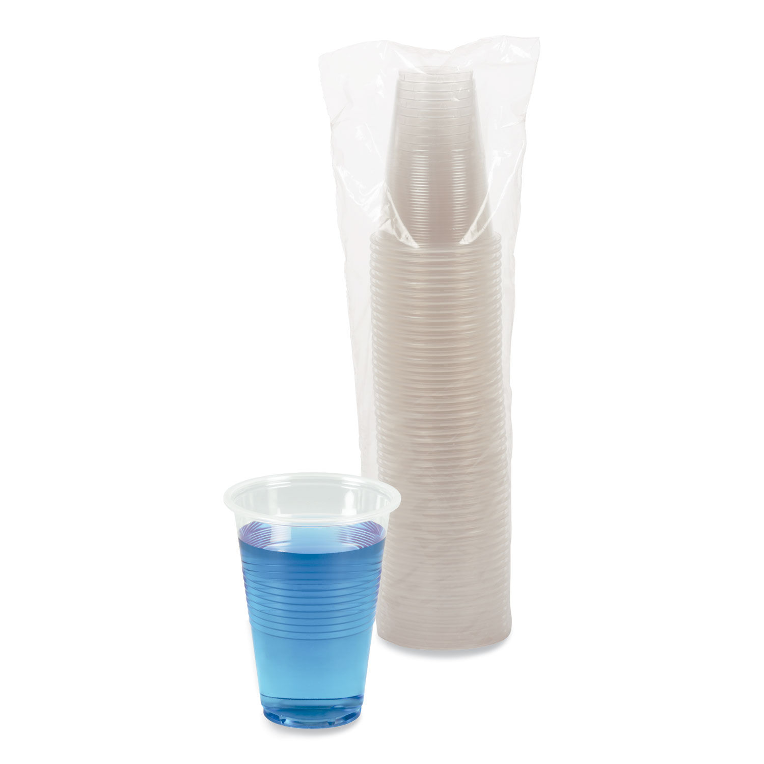 Translucent Plastic Cold Cups by Boardwalkandreg; BWKTRANSCUP16CT