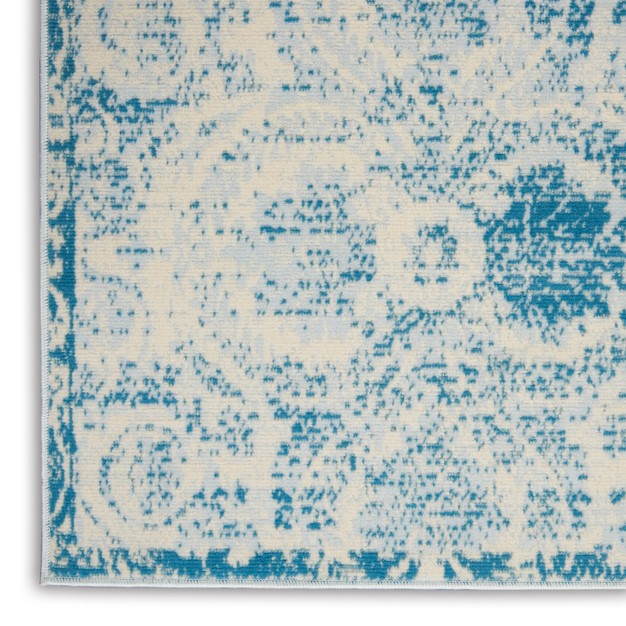 Nourison Jubilant Jub05 Blue Indoor Area Rug