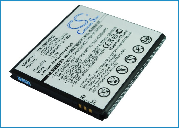 AtampT Galaxy S II Skyrocket Infuse SGHi997 Replacement Battery BatteryClerkcom Mobile Phone