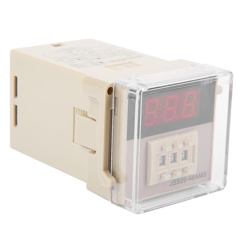 Jss20-48ams Power On Delay Timer Relay Digital Display 1-999s Ac 220v