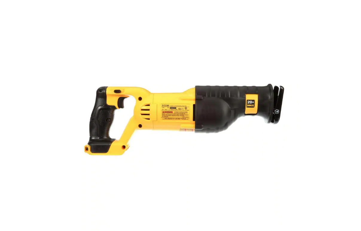 DEWALT DCS380P1 20-Volt MAX Cordless Reciprocating Saw with (1) 20-Volt Battery 5.0Ah and Charger