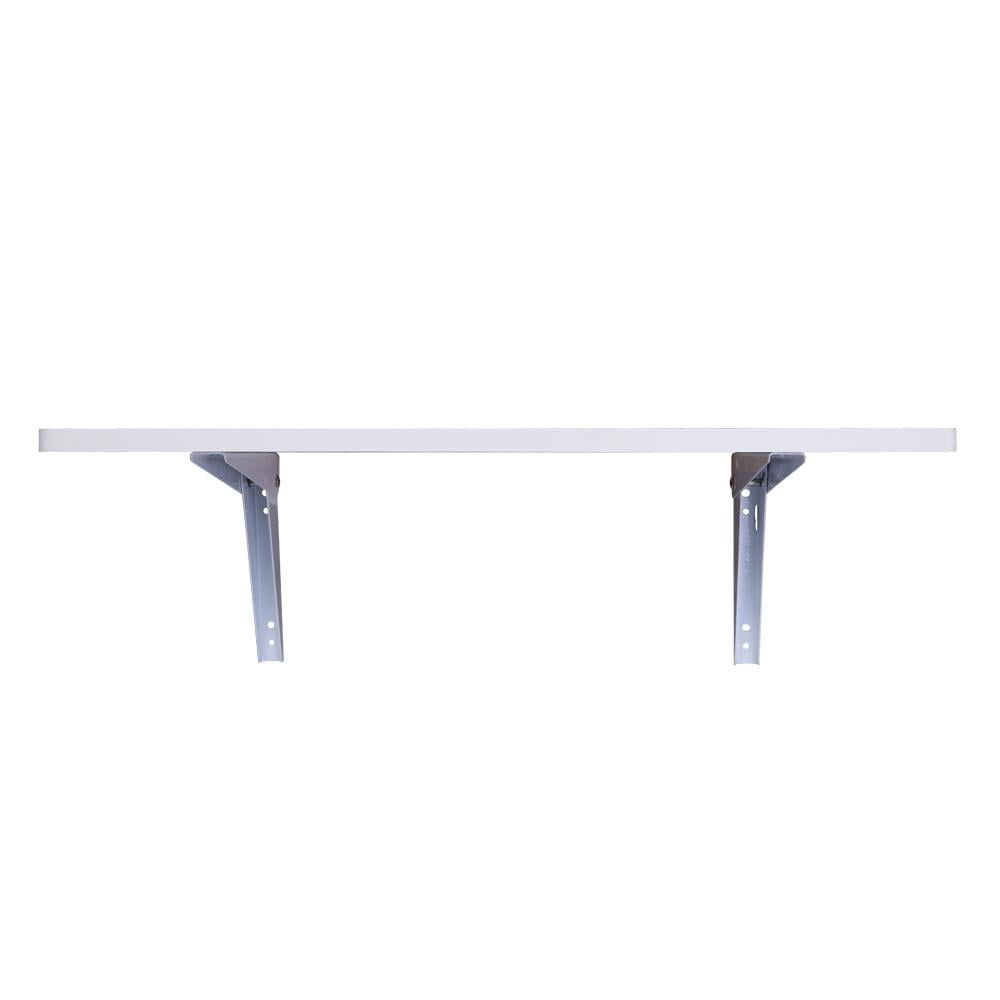 Zimtown Wall-Mounted Folding Table for Office Home Kitchen,Writing Table Laptop PC Desk White